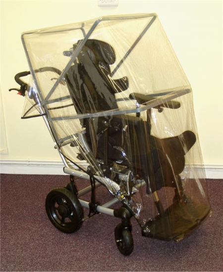 Wheelchair Rain Hood Medium - Click Image to Close